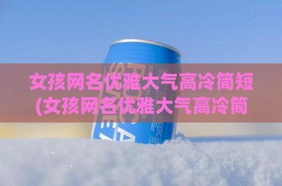 ​女孩网名优雅大气高冷简短(女孩网名优雅大气高冷简短二字)