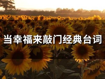 ​当幸福来敲门经典台词(精选56句)