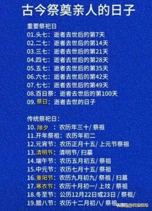 ​什么是头七？古今祭奠亲人的日子，一次性讲清，不知道的收藏