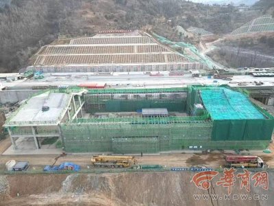 ​西十高铁建设进度刷新！漫川关站主体结构封顶