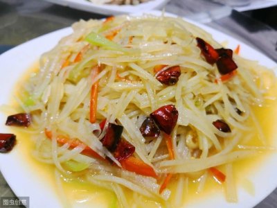 ​酸溜土豆丝的做法