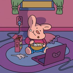 ​卡通猪猪头像新的一年每天都要保持可爱喔