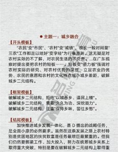 ​申论20组万能开头结尾模板！记得收藏学习