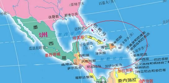 西印度群岛位于
