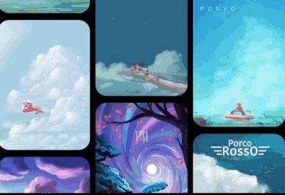 ​个性手机壁纸｜黑色背景袪刘海效果手机壁纸