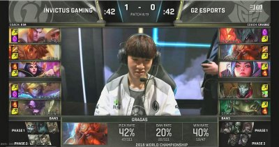 ​S8半决赛实时战报：IGvsG2 第二场